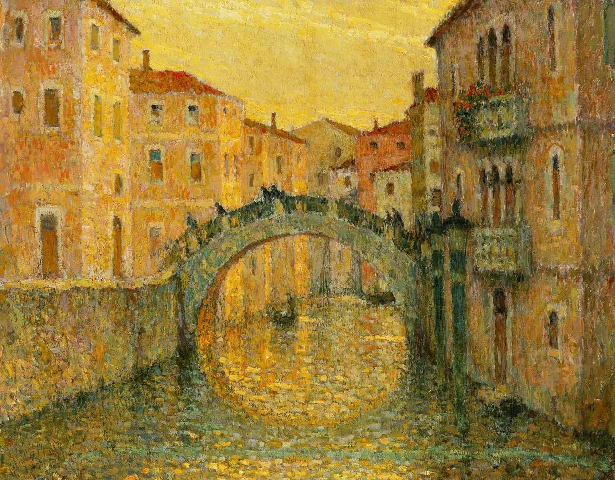 Henri Le Sidaner - Il Sole del Mattino, Venezia